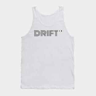 Drift Print Black Tank Top